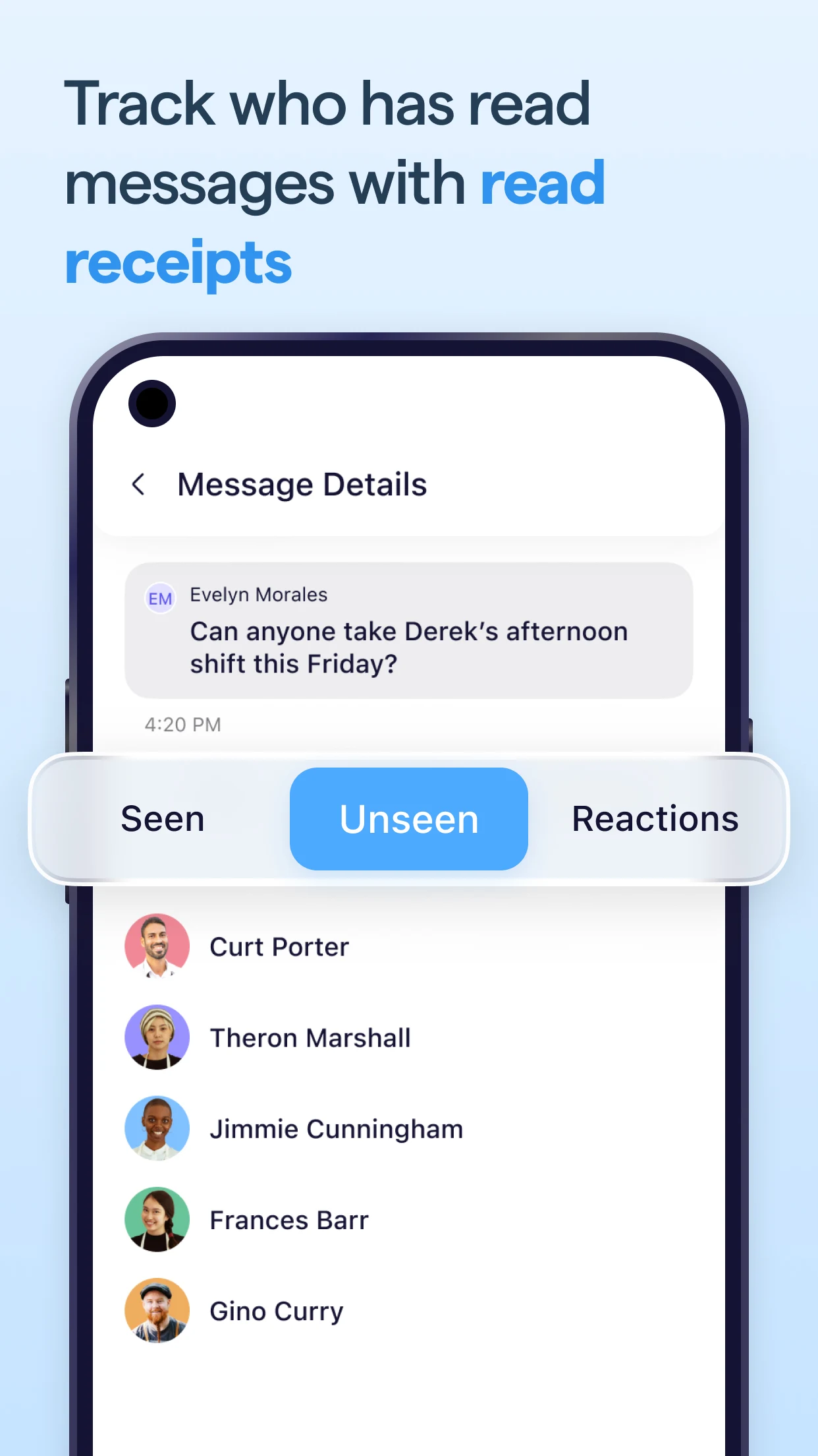 Breakroom Chat & Scheduling screenshot